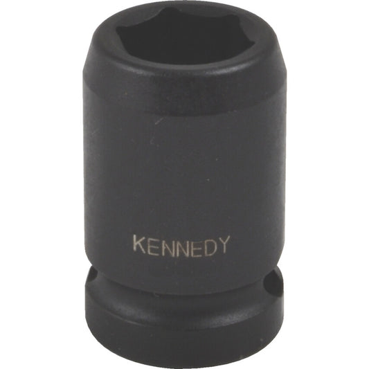 1/2in. Drive, Standard Impact Socket, 1/2in. AF/Imperial, Black Oxide Finish