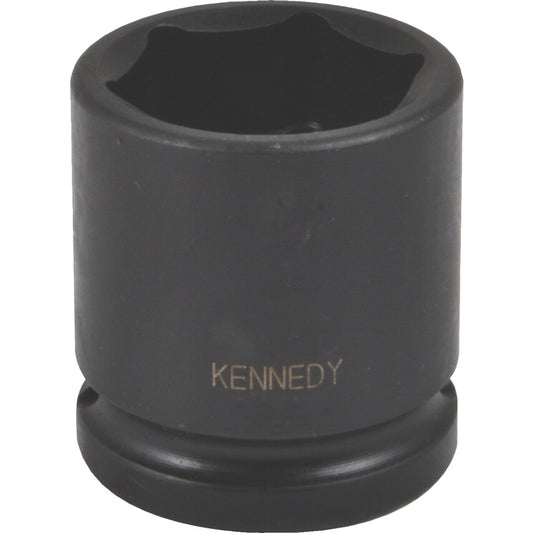 1/2in. Drive, Standard Hex Impact Socket, 1-1/16in. AF/Imperial, Black Oxide Finish