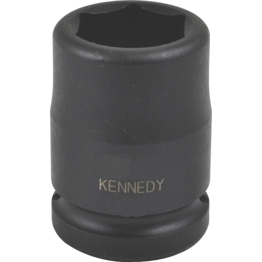 3/4in. Drive, Standard Impact Socket, 1in. AF/Imperial, Black Oxide Finish