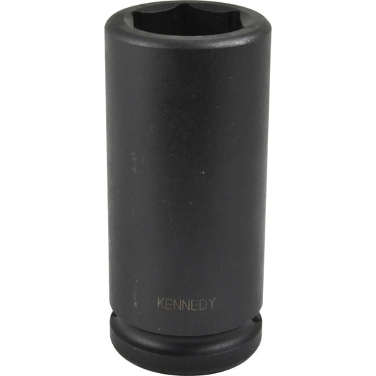 1in. Drive, Deep Impact Socket, 46mm, Metric, Black Oxide Finish