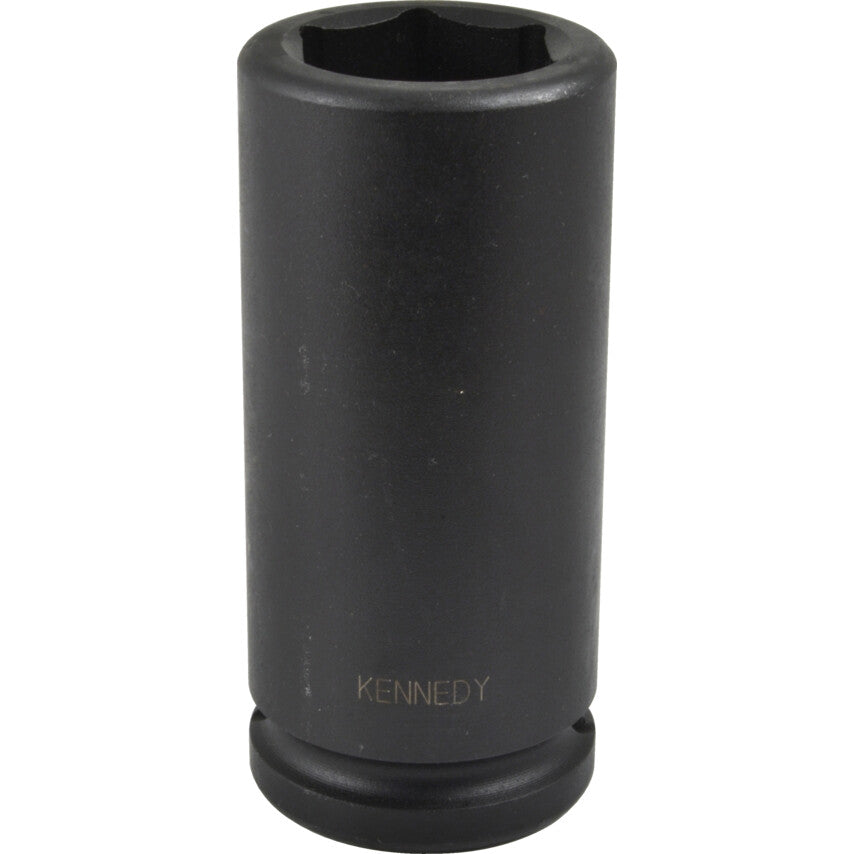 1in. Drive, Deep Impact Socket, 56mm, Metric, Black Oxide Finish