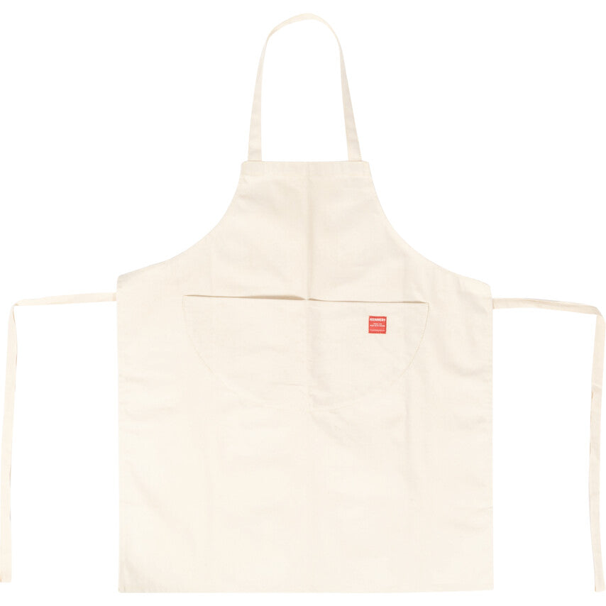 Carpenters Apron, Reusable, White, Cotton, One Size
