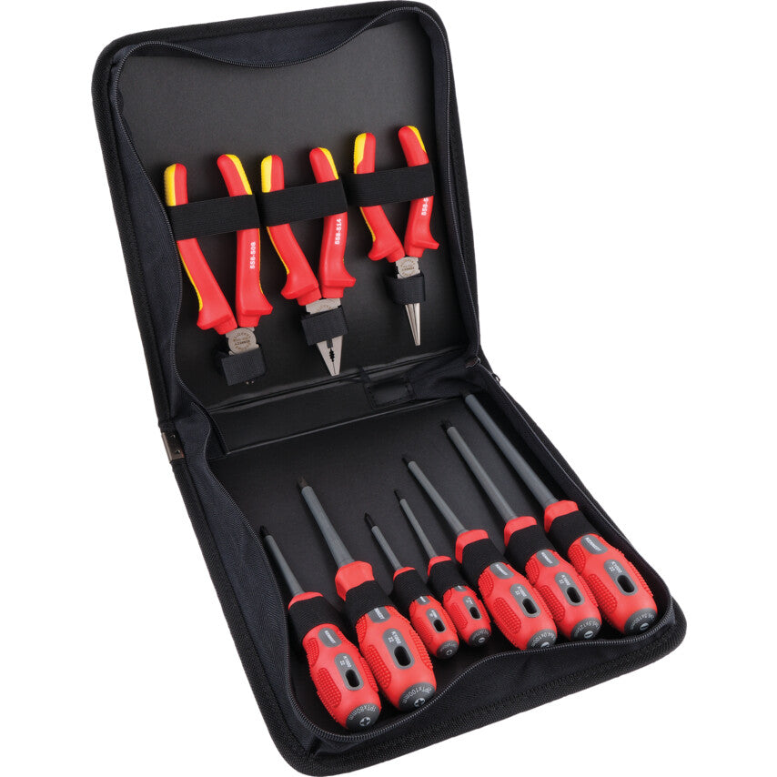 10 Piece Insualted Screwdriver and Plier set