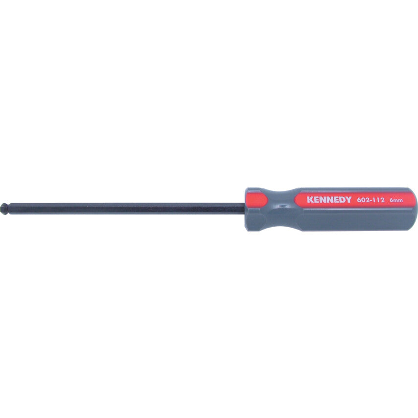 Hex Key, Screwdriver, Hex Ball, Metric, 6mm