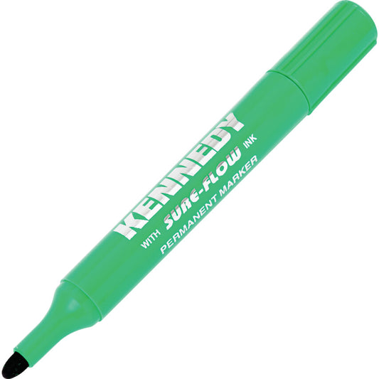 Permanent Marker, Green, Medium Tip Size, Bullet Nib, Single