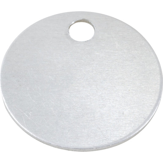 Identity Discs, Aluminium, 30mm, 5mm Hole, Single