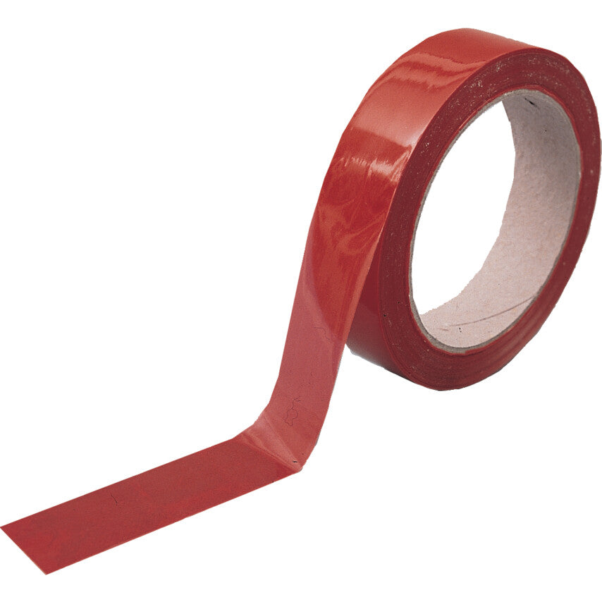 Low Tack Tape, Vinyl, Red, 25mm x 66m