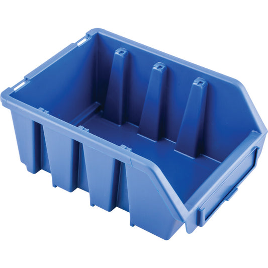 Storage Bins, Plastic, Blue, 116x161x75mm