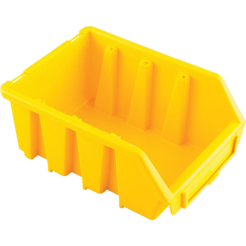 Storage Bins, Plastic, Yellow, 116x161x75mm