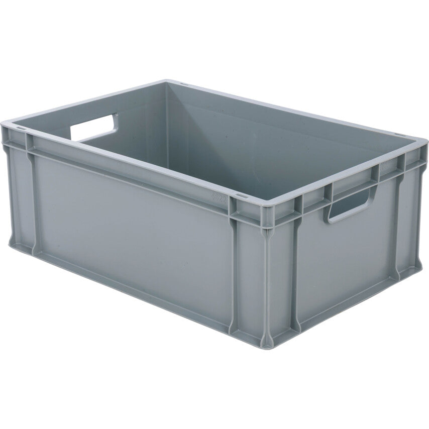 Euro Container, Plastic, Grey, 600x400x230mm