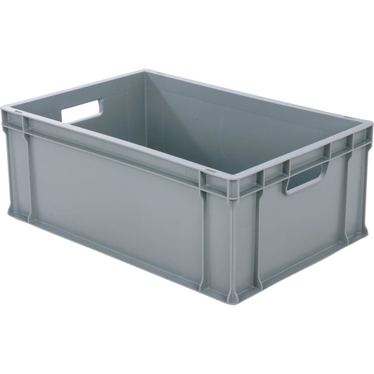 Euro Container, Plastic, Grey, 600x400x230mm