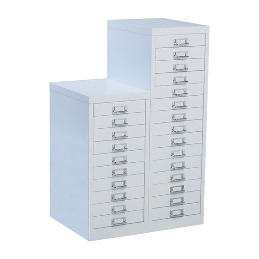 15-DRAWER NON-LOCKING MULTI-DRAWER GREY