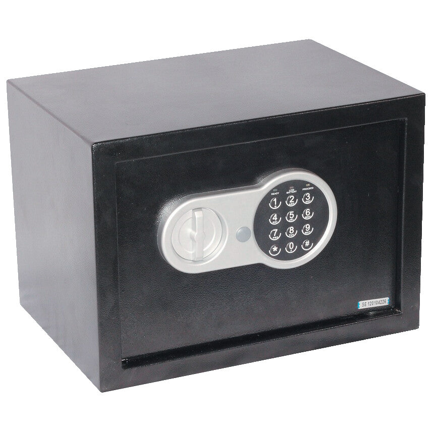 Safe, Combination Lock, Grey, Steel, 250 x 350 x 250mm