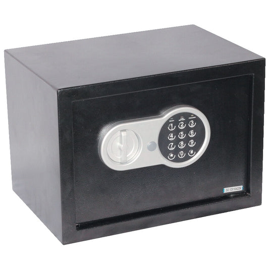 Safe, Combination Lock, Grey, Steel, 250 x 350 x 250mm