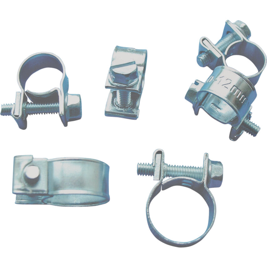 11-13mm ZINC PLATED MINI CLIPS (NUT & BOLT)