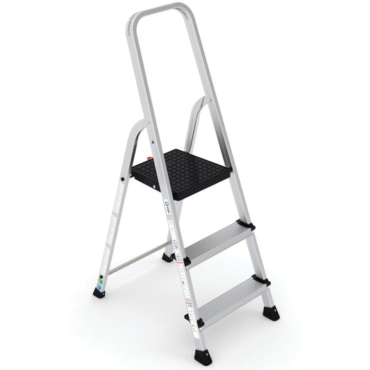 Platform Steps, 3-Tread, Aluminium