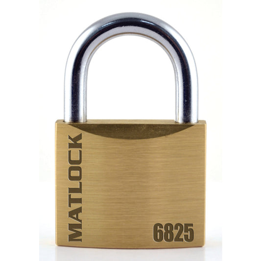 Keyed Padlock, Keyed Different, Brass, Bronze, 25mm Width, Weatherproof