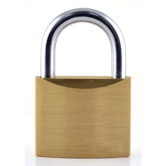 Keyed Padlock, Keyed Different, Brass, Bronze, 30mm Width, Weatherproof