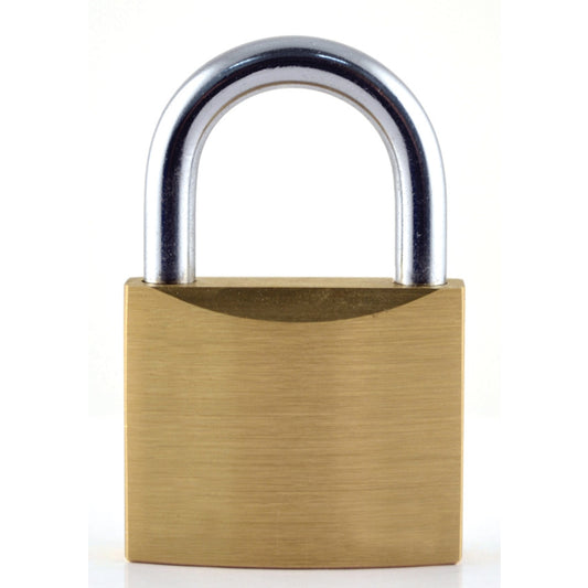 Keyed Padlock, Keyed Different, Brass, Bronze, 50mm Width, Weatherproof