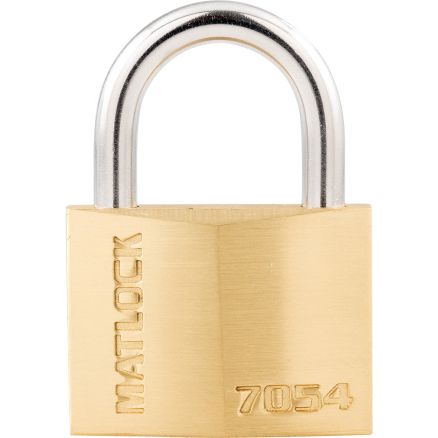 Keyed Padlock, Keyed Different, Brass, Bronze, 50mm Width, Weatherproof