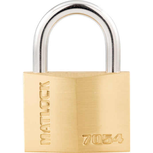 Keyed Padlock, Keyed Different, Brass, Bronze, 50mm Width, Weatherproof