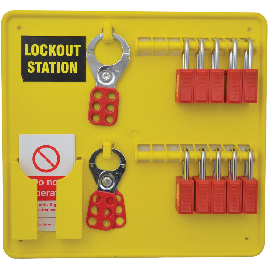 Premier Lockout Station - 10 Station Filled