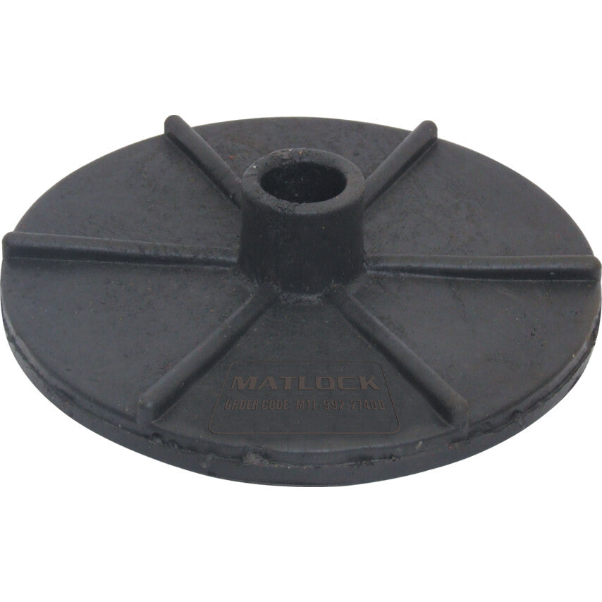 Heavy Duty Post Support Base, Post Base, Polyethylene, Black