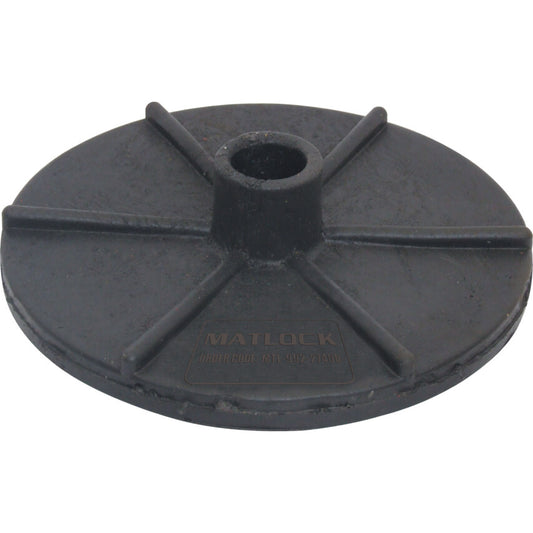 Heavy Duty Post Support Base, Post Base, Polyethylene, Black