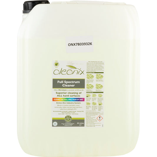Full Spectrum, Multi Surface Cleaner, 20L, Screw Top Bottle, Concentrated, Fragrance Free