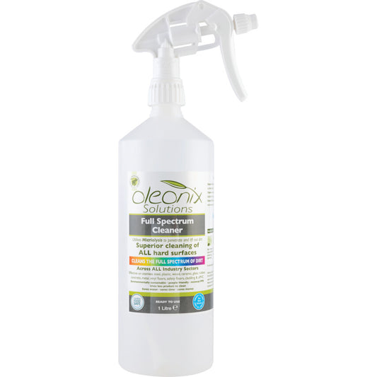 Spray Bottle, 1L, Clear/White