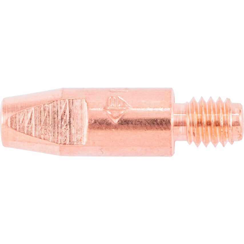 Mig Welding Tip, Standard- E-Cu, for use with wire size 1.0mm