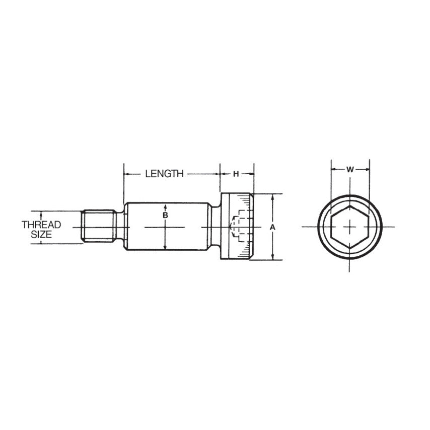 M8x10x60 SKT SHOULDER SCREW H8 (GR-12.9)