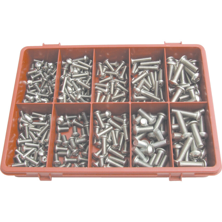 METRIC SKT BUTTON HEAD SCREW KIT A2 AVG-310PC