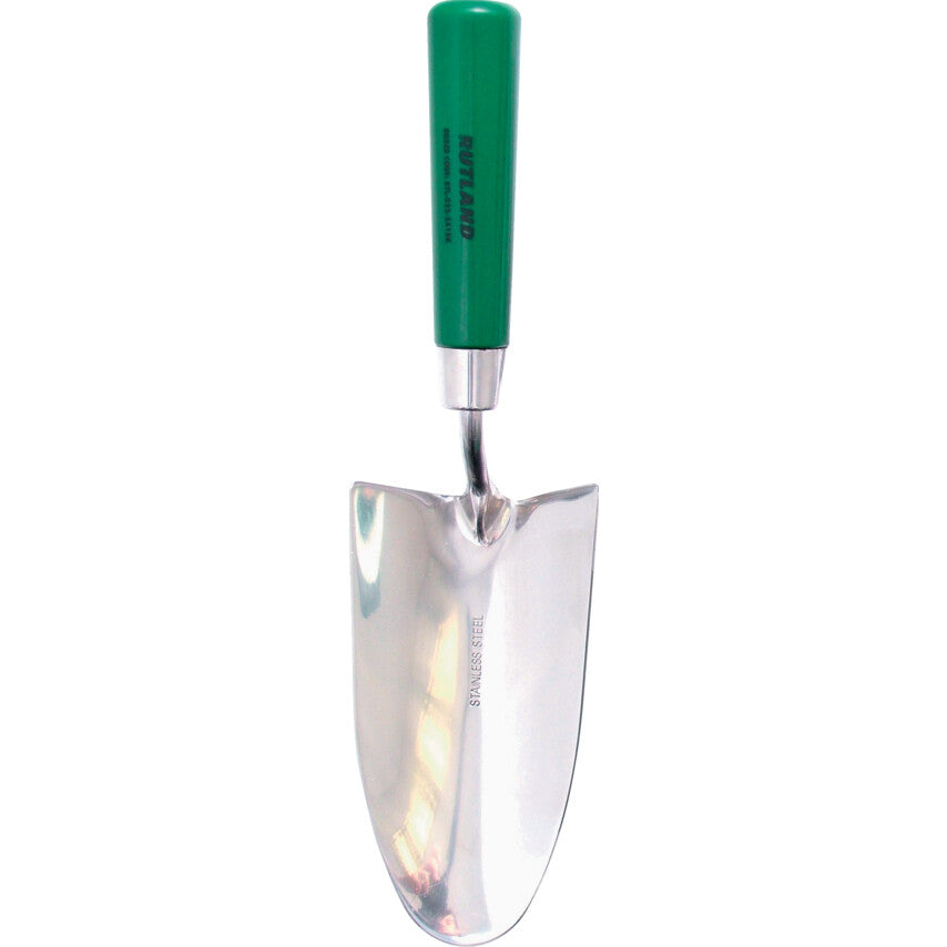 Hand Trowel, 300mm Overall Length, Pole Handle, Stainless Steel Blade