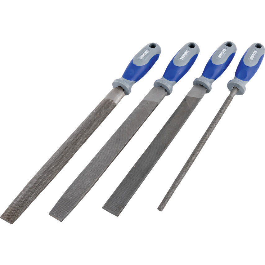 250mm (10") 4 Piece Assorted Cut Engineers File Set