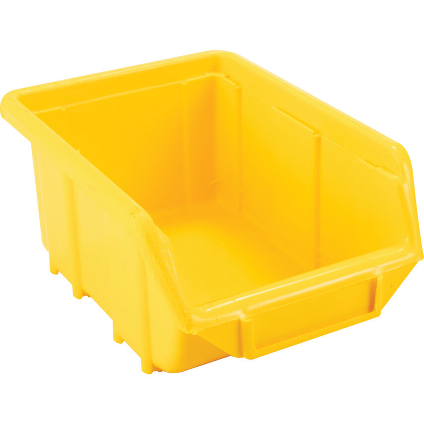 Storage Bins, Plastic, Yellow, 110x165x75mm