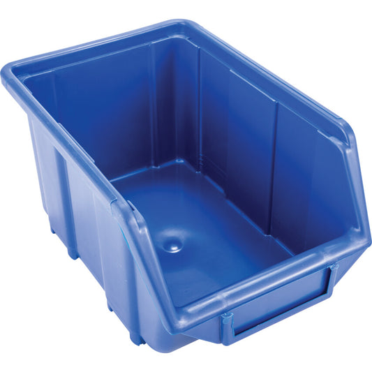 Storage Bins, Plastic, Blue, 155x240x125mm