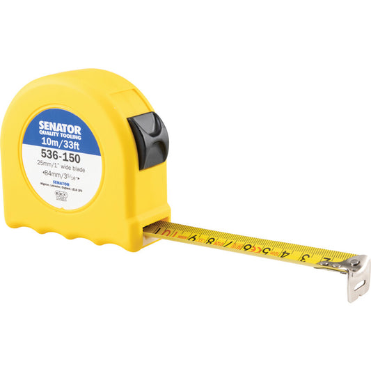 LTH010, 10m / 33ft, High-Visibility Tape, Metric and Imperial, Class II