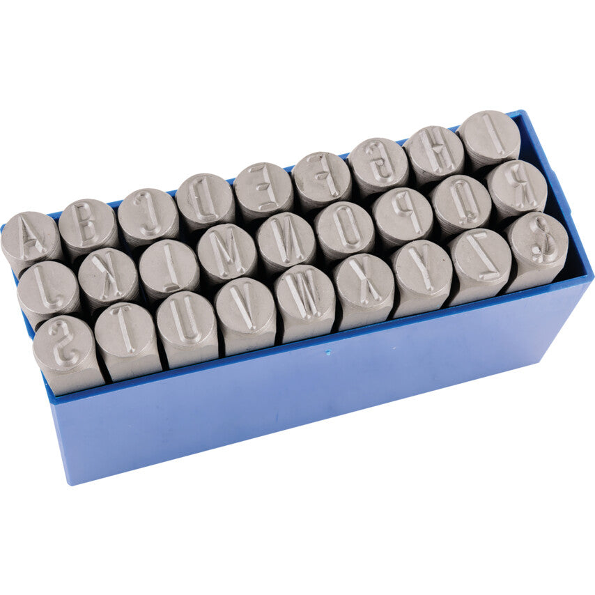 10.0mm, A to Z, Standard, Hand Stamp