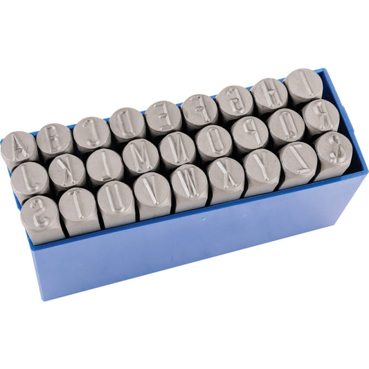 10.0mm, A to Z, Standard, Hand Stamp