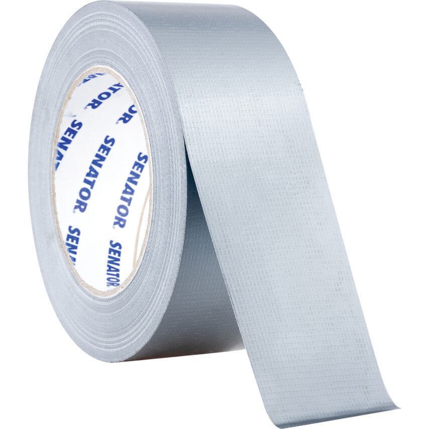 Duct Tape, Polycloth, Silver, 50mm x 50m