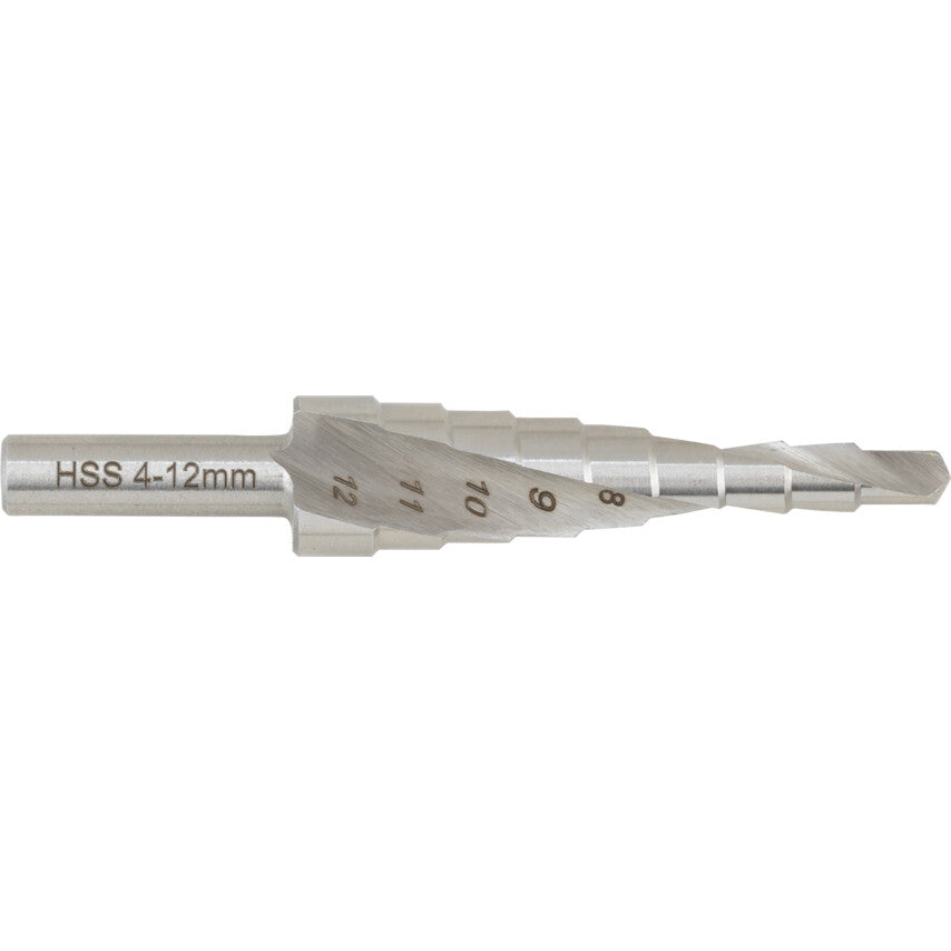 Step Drill, 4 to 12, High Speed Steel