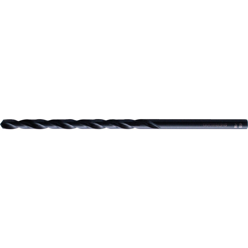 L100, Long Series Drill, 1/16in., Long Series, Straight Shank, High Speed Steel, Steam Tempered