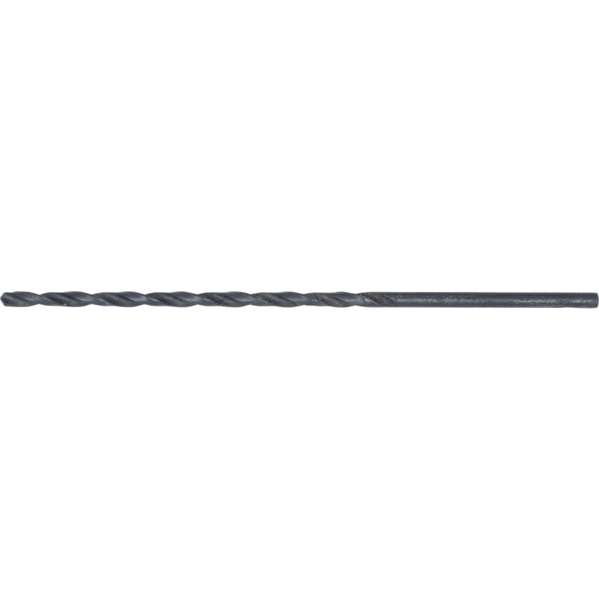 L100, Long Series Drill, 2.5mm, Long Series, Straight Shank, High Speed Steel, Steam Tempered