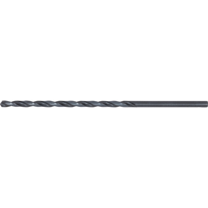 L100, Long Series Drill, 4mm, Long Series, Straight Shank, High Speed Steel, Steam Tempered