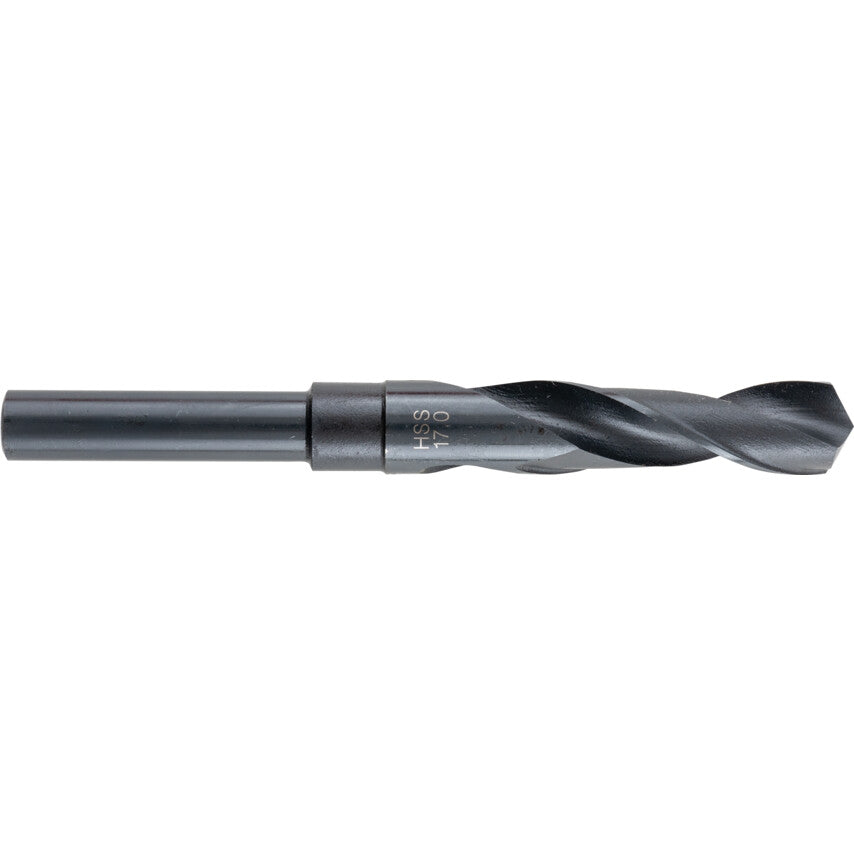 Blacksmith Drill, 17mm, Reduced Shank, High Speed Steel, Uncoated