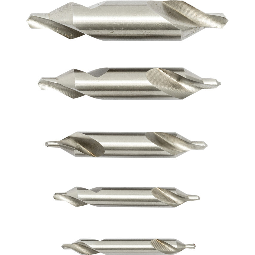 2-5mm HSS CENTRE DRILL SET 5-PCE