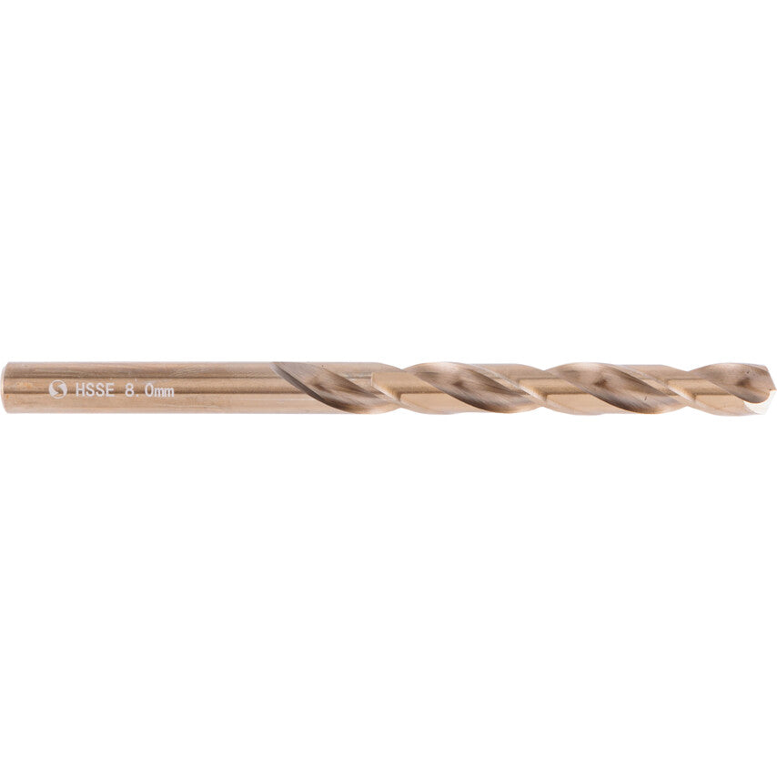 8.00mm DIA COBALT DRILL FOR STAINLESS STEEL