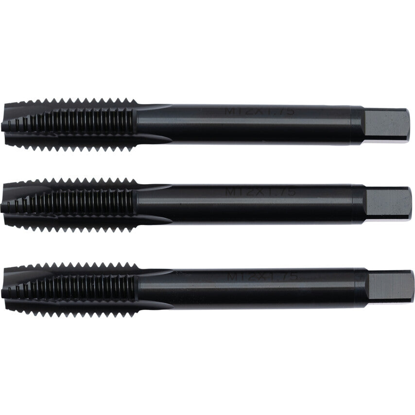 Machine Tap, M12 x 1.75mm, Metric Coarse, Spiral Point, High Speed Steel, Steam Tempered