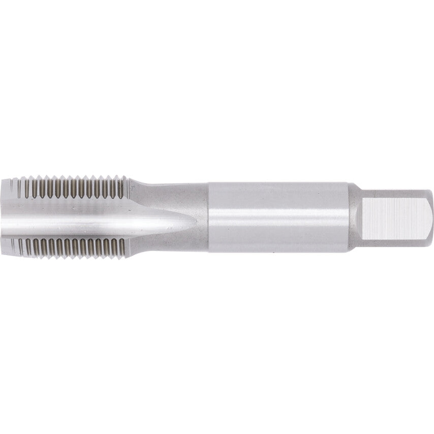 Second Tap, Straight Flute, 3/8in. x 19 BSPF, High Speed Steel, BSPF, Bright